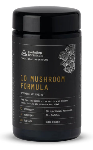 10 Mushroom Formula Optimise Wellbeing