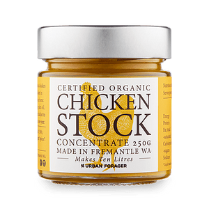 Certified Organic Chicken Stock concentrate - Barefoot Creations 