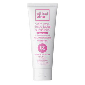 Ethical Zinc Daily Wear Tinted Sunscreen Light