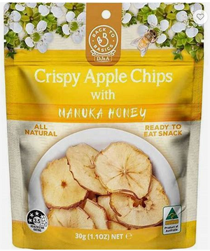 Crispy Apple Chips with Honey