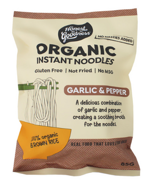 Honest to Goodness Instant Noodles Garlic and Pepper