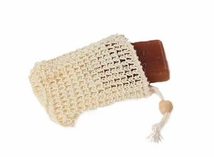 Sisal Soap Holder Pouch With Drawstring