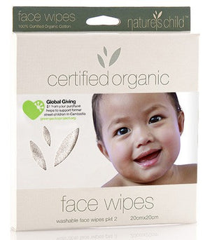 Organic Washable Face Wipes - Barefoot Creations 
