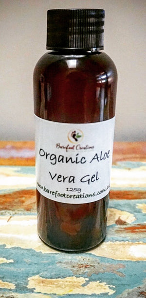 Organic Aloe Vera Gel - Barefoot Creations 