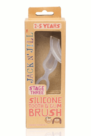Silicone Tooth & Gum Brush, Jack N' Jill - Barefoot Creations 