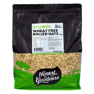 Organic Wheat Free Rolled Oats (Gluten Tested) 4kg