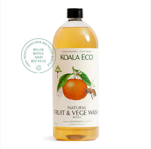 Natural Fruit and Vegetable Wash Refill 1L