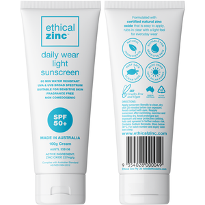 Ethical Zinc Daily Wear Light Sunscreen