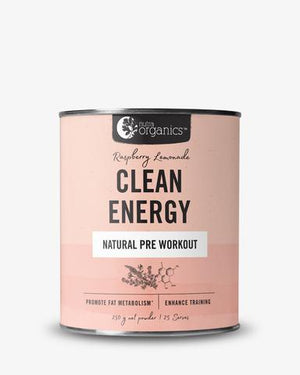 Clean Energy Natural Pre Workout Raspberry Lemonade 250g