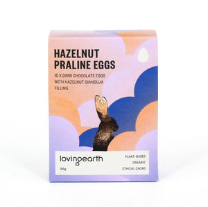 Loving Earth Hazelnut Praline Eggs 95g