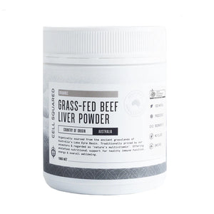 Organic Grass-Fed Beef Liver Powder 180g