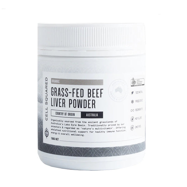 Organic Grass-Fed Beef Liver Powder 180g – Barefoot Creations