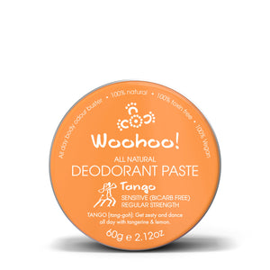 Woohoo All Natural Deodorant Paste (Tango)