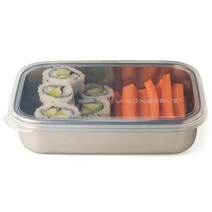 Rectangular Container with Clear Silicone Lid