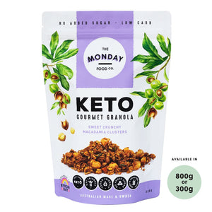 Sweet Crunchy Macadamia Clusters- Keto Granola (I'm Vegan) -800g