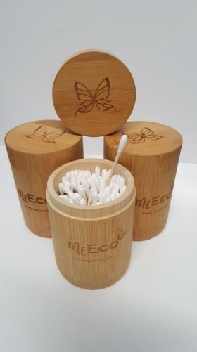 Mieco Bamboo Cotton Buds Cup